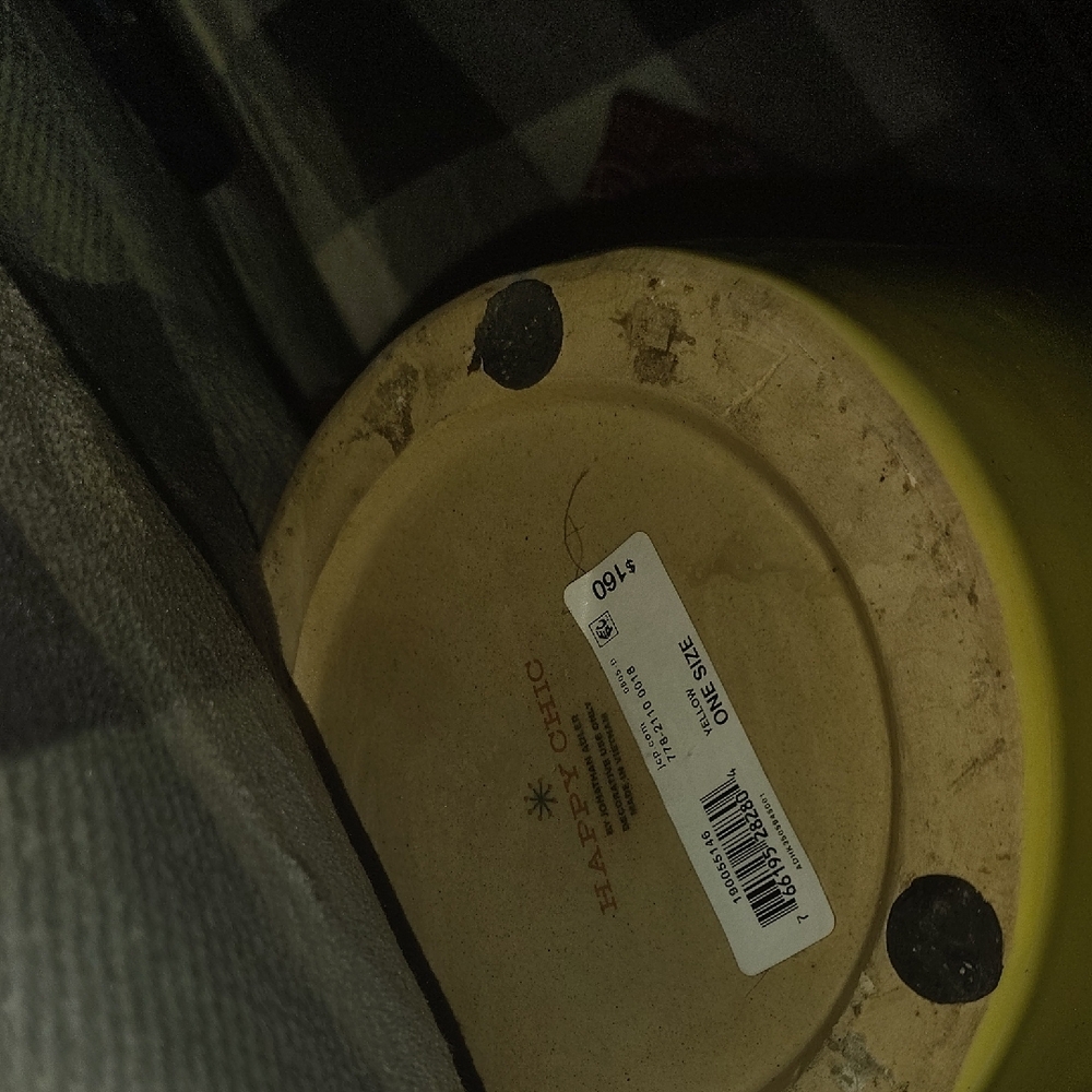 Jonathan Adler Happy Chic Yellow Vase